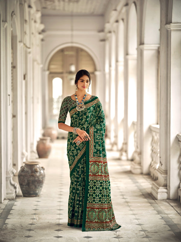 Ajarakh # Beet and Turnip (Saree)