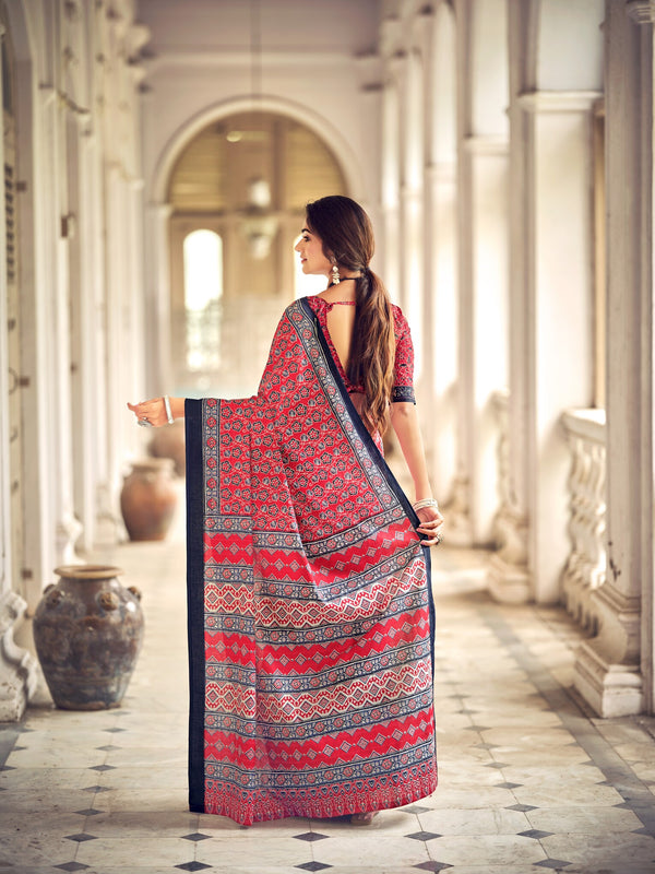 Ajarkh # Vaidehi Shashi (Saree)