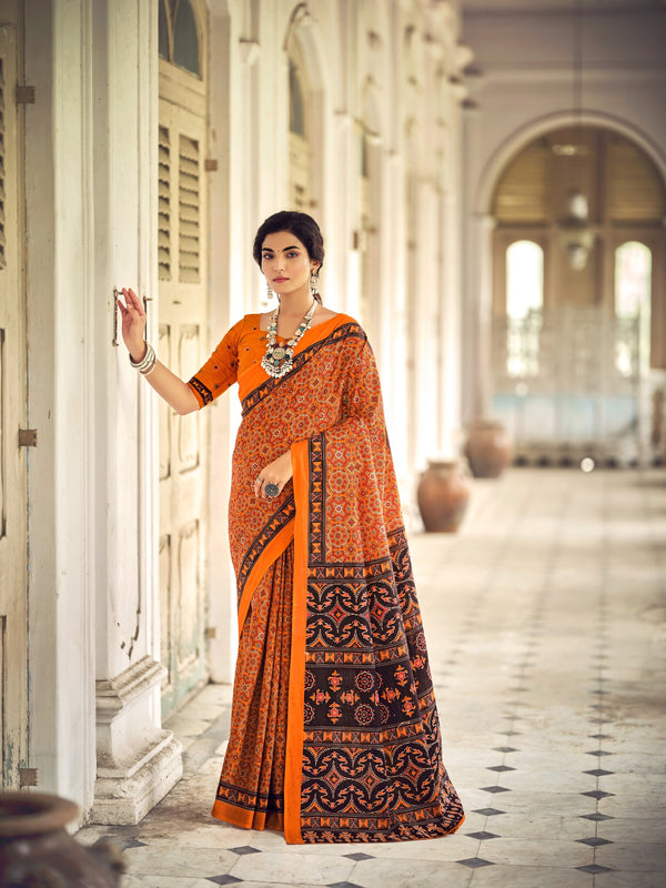 Ajarakh # Village In Heaven #TAPCollection (Saree)