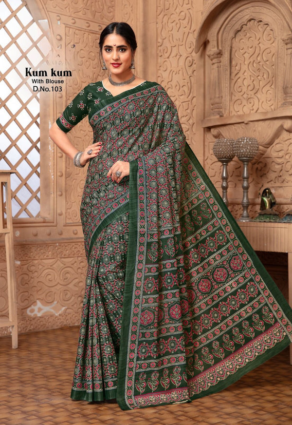 ajarakh # Baby asparagus (Saree)
