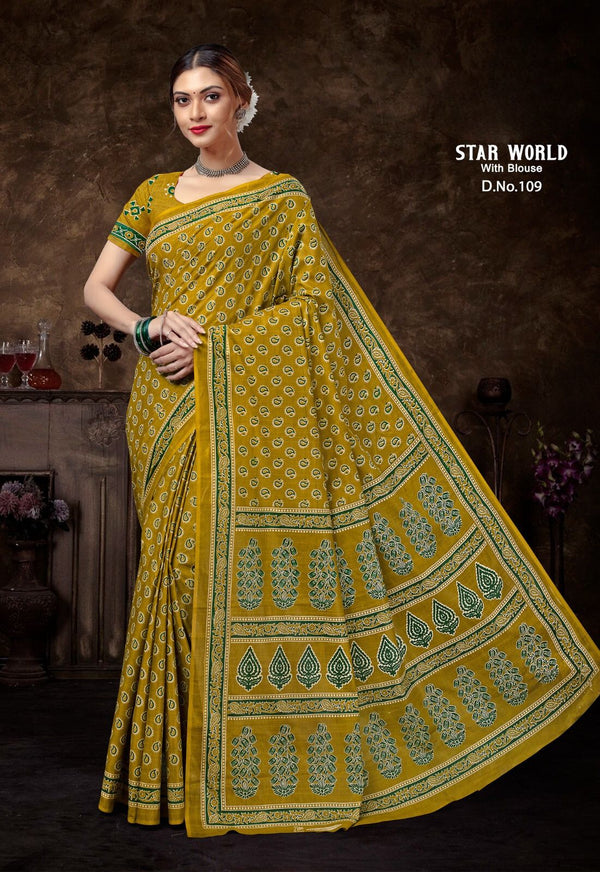 ajarakh #Rustic (Saree)