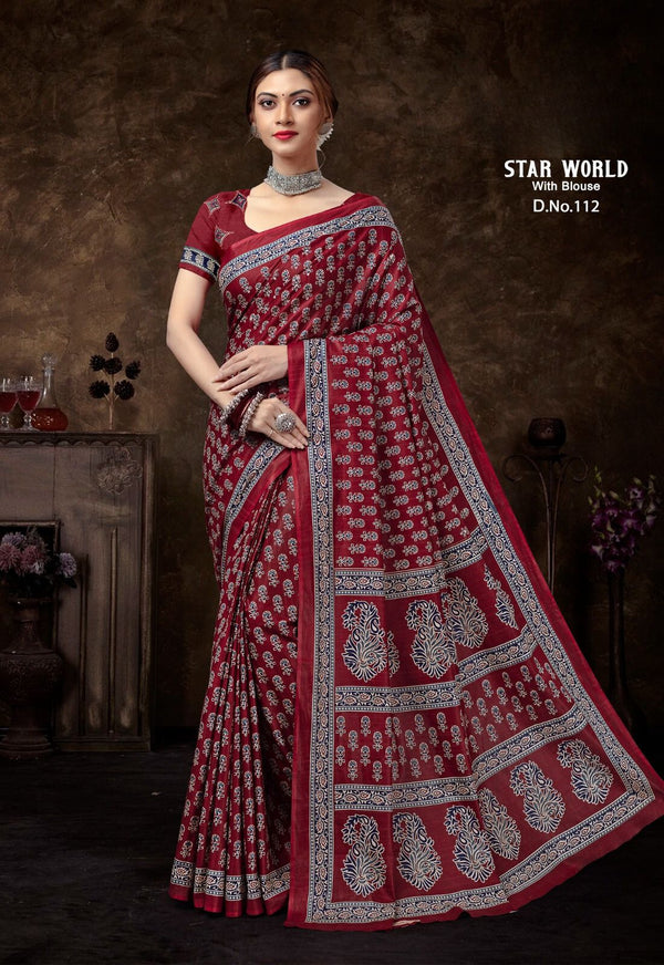 ajarakh # Obsessed Sitara (Saree)